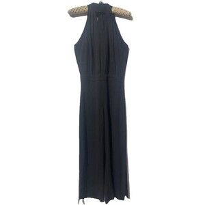 Zara Basics Black Halter jumpsuit Black New With Tags Size Extra Small XS